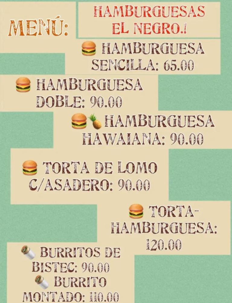 Hamburguesas El Negro